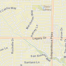 6813-6865 Creekside Ln Plano TX Street Map