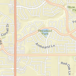 1929 Shenandoah Lane, Flower Mound, TX Street Map