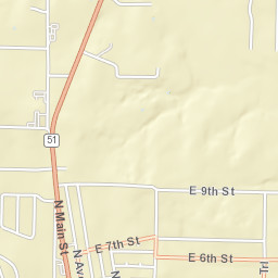 1070 North Main Street, Springtown, TX Street Map