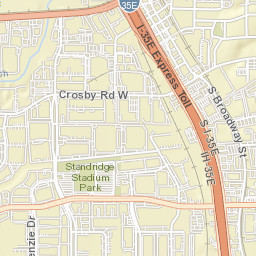 1005-1199 W Crosby Rd, Carrollton, TX Street Map