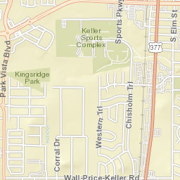 100 Keller Pkwy, Keller, TX 76248, USA Street Map