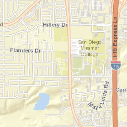 Carroll Canyon Rd & Interstate 15, San Diego, CA Street Map