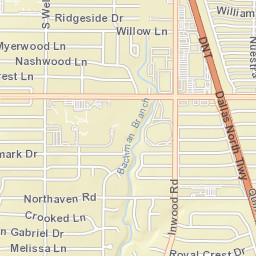 4704-4764 Forest Lane, Dallas, TX 75244 Street Map