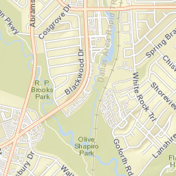 9531-9537 Spring Branch Drive, Dallas, TX Street Map