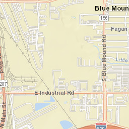 1613-1617 Gill Street, Blue Mound, TX Street Map