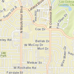 1500-1598 W Northgate Dr, Irving, TX Street Map