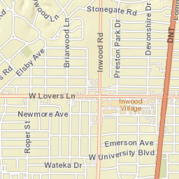 5733-5739 Greenbrier Drive, Dallas, TX Street Map