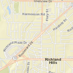 6949-6955 Glen Hills Road, Richland Hills, TX Street Map