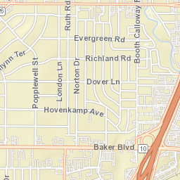 3306 Vance Rd, Richland Hills, TX 76118, USA Street Map