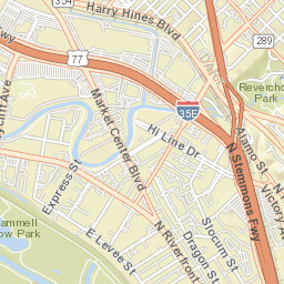 100-150 Turtle Creek Boulevard Dallas TX Street Map