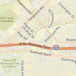 5818 Sunnywood Drive, Dallas, TX Street Map