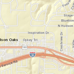 Interstate 20, Hudson Oaks, TX 76087 Street Map