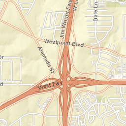 Fort Worth TX 76108 America Street Map