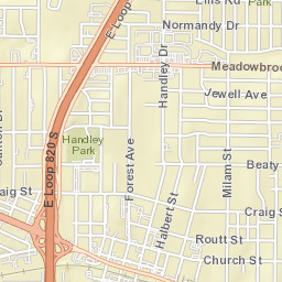 6425-6449 East Lancaster Avenue, Fort Worth Street Map