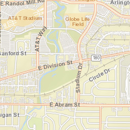 1712 East Randol Mill Road, Arlington, TX Street Map