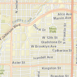 738-794 South Westmoreland Road, Dallas Street Map