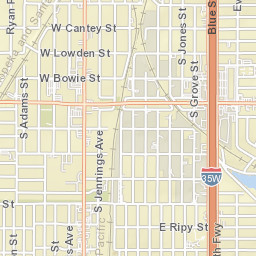 3508 South Freeway, Fort Worth, TX 76110 Street Map