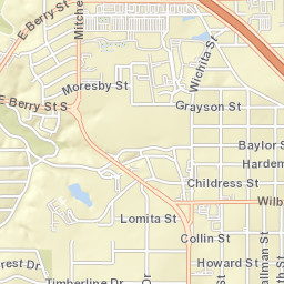 2416-2420 Moresby Street, Fort Worth, TX Street Map