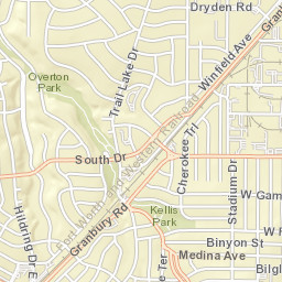 3262-3300 Creston Avenue, Fort Worth, TX Street Map