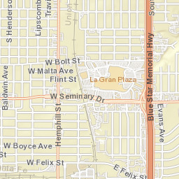 3853-3899 May Street, Fort Worth, TX Street Map