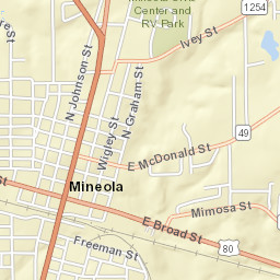 100-198 East Commerce Street, Mineola, TX Street Map