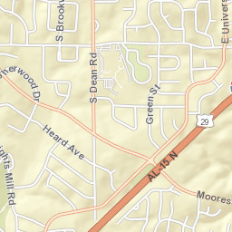 700-708 South Dean Road, Auburn, AL Street Map