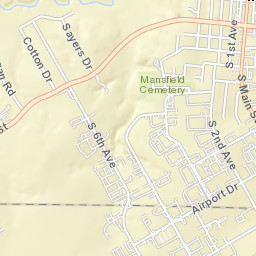 555-633 South Main Street, Mansfield, TX  Street Map