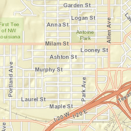 1636-1642 Garden Street, Shreveport, LA Street Map