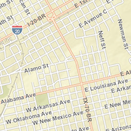 100-198 E Broadway St, Sweetwater, TX Street Map