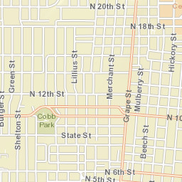 1601-1699 North 5th Street, Abilene, TX Street Map