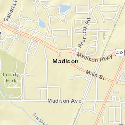 Tulane University Madison Campus Street Map