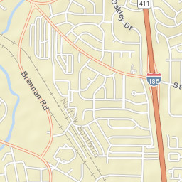 500-512 Honolulu Drive Columbus GA Street Map