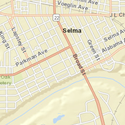 6 U.S. 80 Business, Selma, AL 36701, USA Street Map