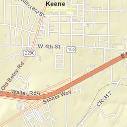 3521-3559 County Road 317, Cleburne, TX Street Map