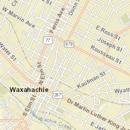 101-199 West Main Street, Waxahachie, TX Street Map