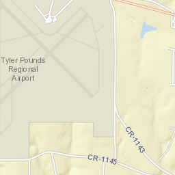 1700-2998 County Road 1264, Tyler, TX Street Map