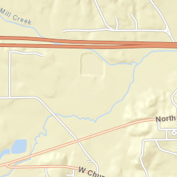 809-813 West Church Street, Newton, MS Street Map