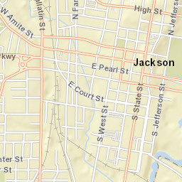 401-413 East Capitol Street, Jackson, MS Street Map
