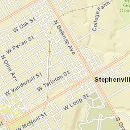 101-199 Highway 108, Stephenville, TX Street Map