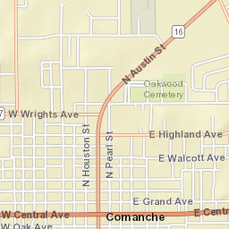 112-114 West Central Avenue, Comanche, TX Street Map