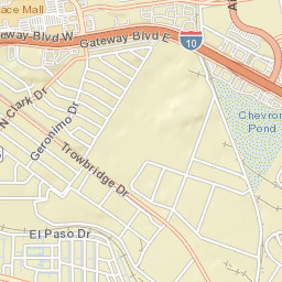 6028 Surety Dr, El Paso, TX 79905, Street Map