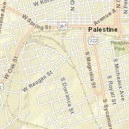 601-699 East Crawford Street, Palestine, TX Street Map