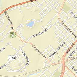 1214-1282 West Austin Avenue, Brownwood Street Map