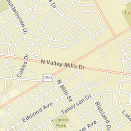 5620-5698 Lake Highlands Drive Waco TX Street Map