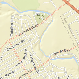 2100-2498 Greenwood Street, San Angelo Street Map