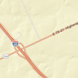 E Main St, Madisonville, TX 77864, USA Street Map