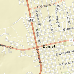 201-299 South Main Street, Burnet, TX Street Map