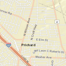 1414 Lee Street, Prichard, AL 36610, USA Street Map