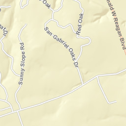 868-1000 San Gabriel Oaks Drive, Liberty Hill Street Map