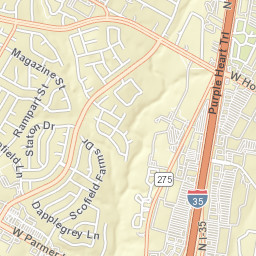 1505 Tamar Lane, Austin, TX 78727 Street Map